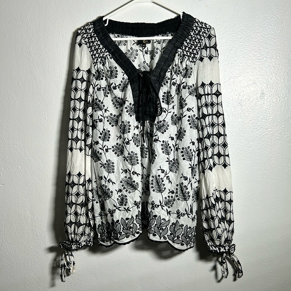 Roberto Cavalli embroidered blouse